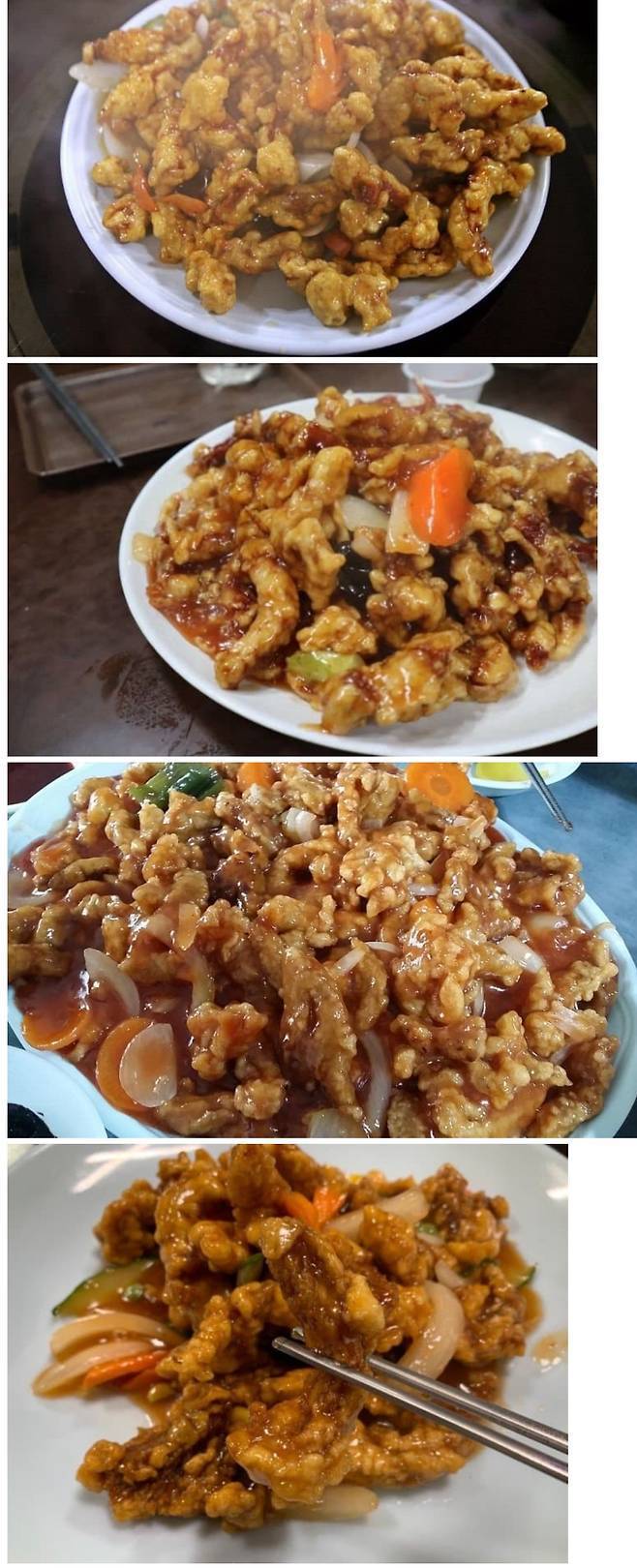 탕수육 찐으로 잘하는 집 특징의 내용을 보여주는 이미지