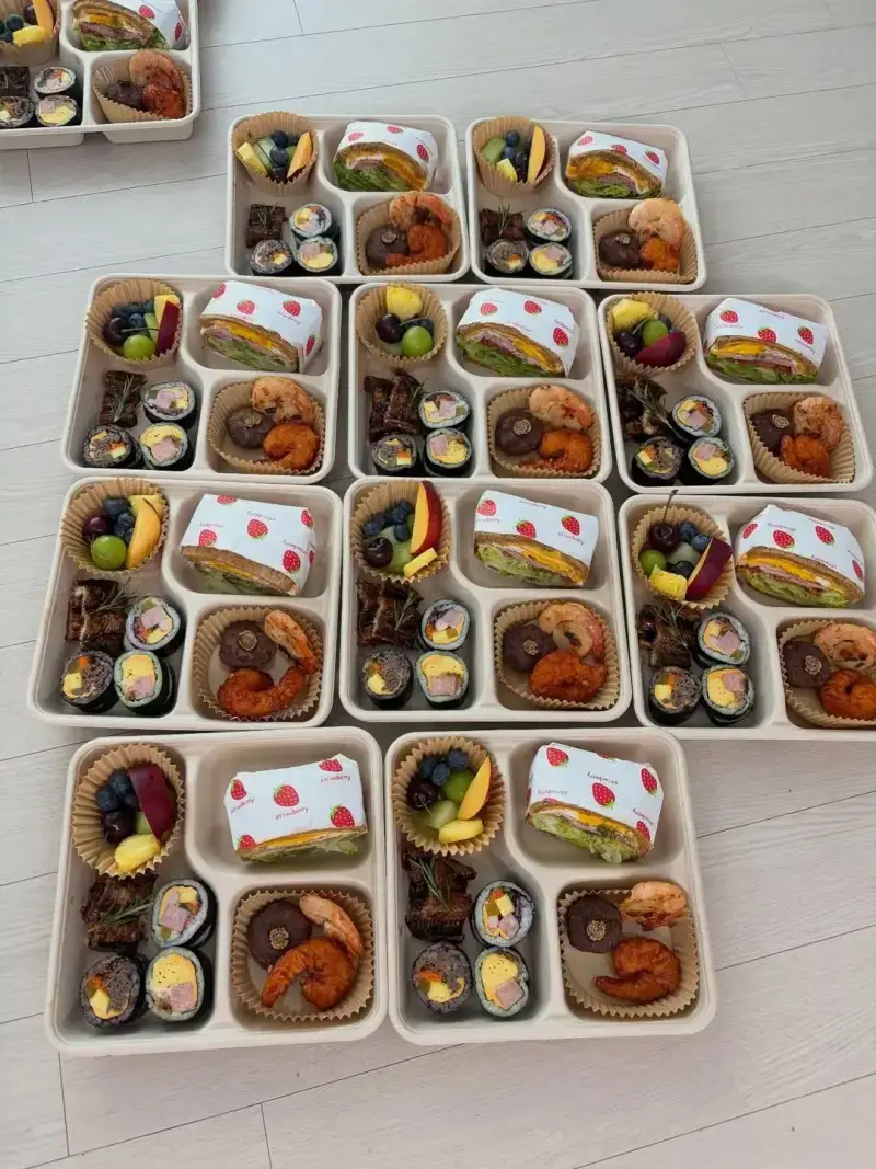 남편 생일 기념 도시락 40개 만들어 보낸 아내의 내용을 보여주는 이미지 관련 이미지 13