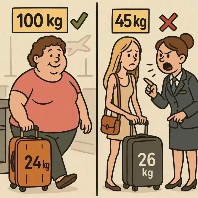 비행기 캐리어 무게 제한 의문점의 내용을 보여주는 이미지
