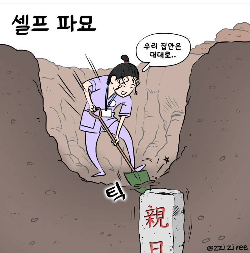 셀프 파묘의 내용을 보여주는 이미지