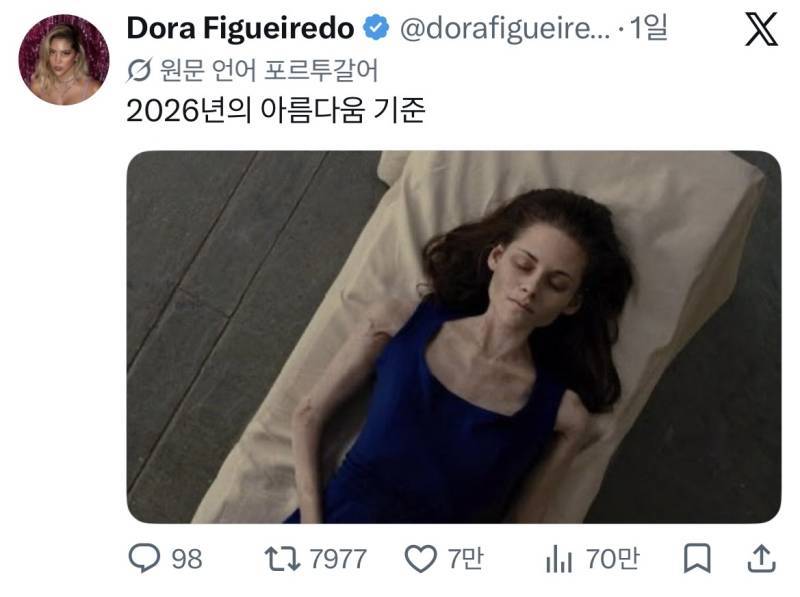 2026년 아름다움의 기준의 내용을 보여주는 이미지