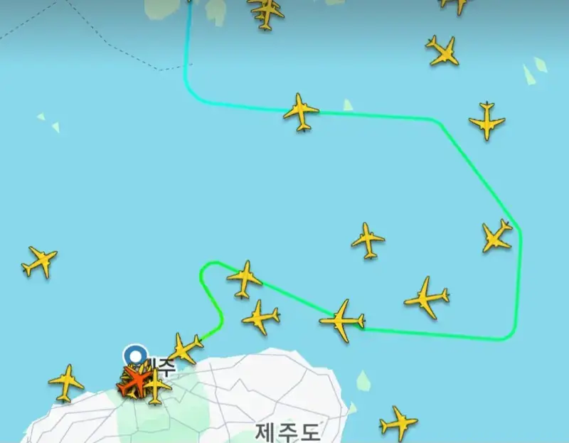 실시간 난리난 제주공항 상황의 내용을 보여주는 이미지