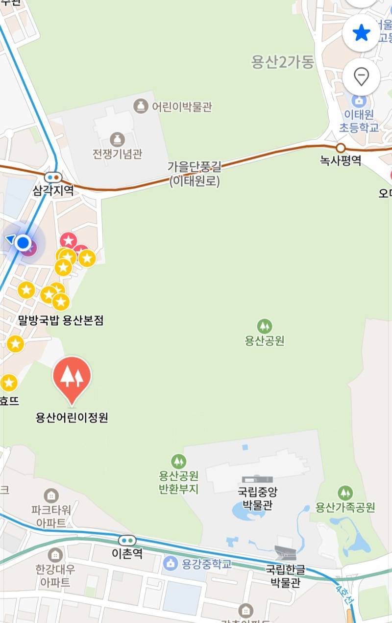용산공원 임대주택으로 인한 국중박 예상뷰 사진은 허위사실임의 내용을 보여주는 이미지 관련 이미지 2