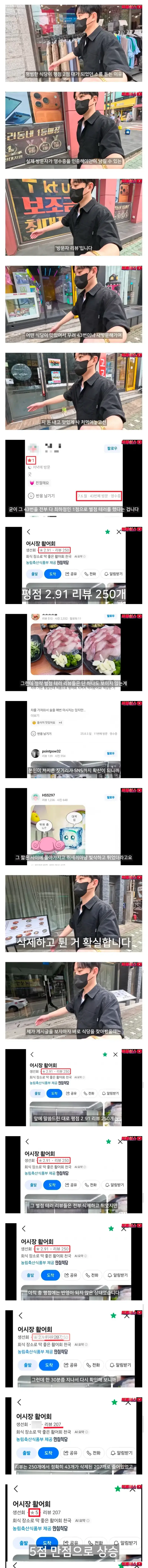 식당 리뷰점수를 무작정 믿으면 안되는 이유의 내용을 보여주는 이미지