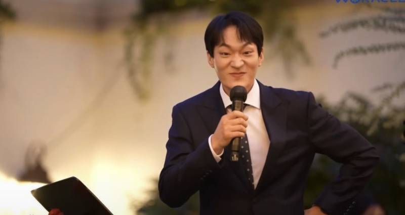 이게 축사 인가 싶은 박위 결혼식 동생 축사의 내용을 보여주는 이미지