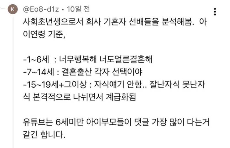 회사 기혼자들 빼박 특징이라고 함의 내용을 보여주는 이미지
