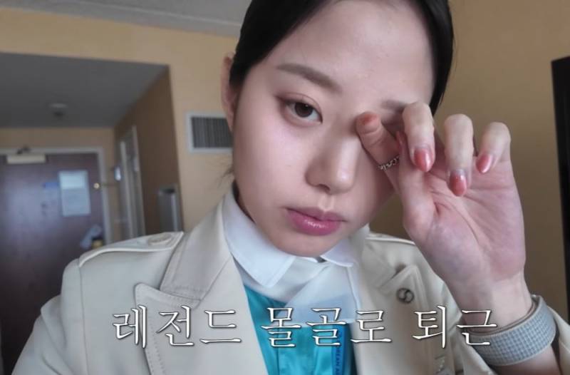 승무원 비행 전 & 후 얼굴 변화의 내용을 보여주는 이미지 관련 이미지 3