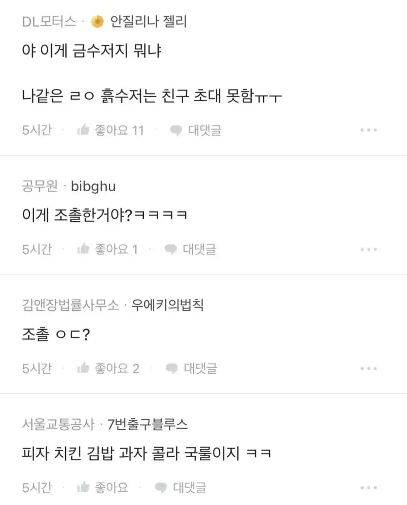 초등학생때 흙수저 생일파티 특징의 내용을 보여주는 이미지 관련 이미지 4