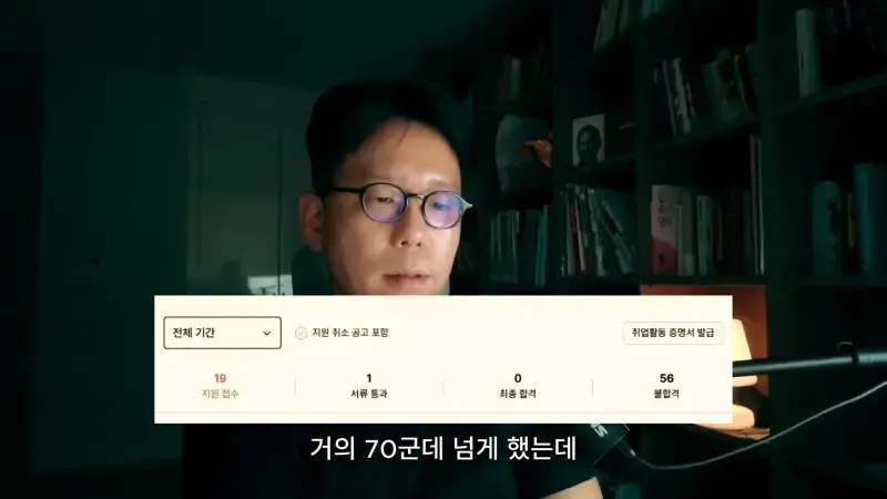 이력서 80개 접수했지만 연락이 단 1개도 안왔다는 남자의 내용을 보여주는 이미지 관련 이미지 2