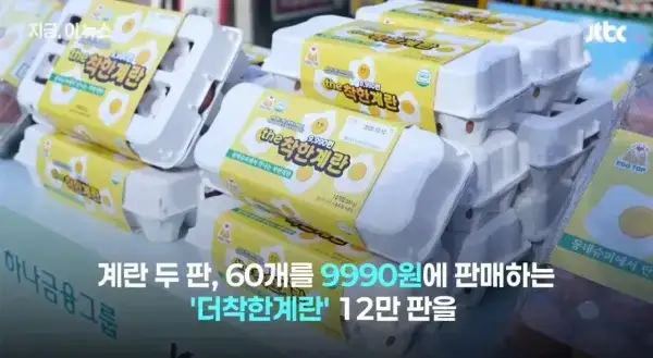 더 착한 계란에 난리난 유통 업계의 내용을 보여주는 이미지 관련 이미지 2
