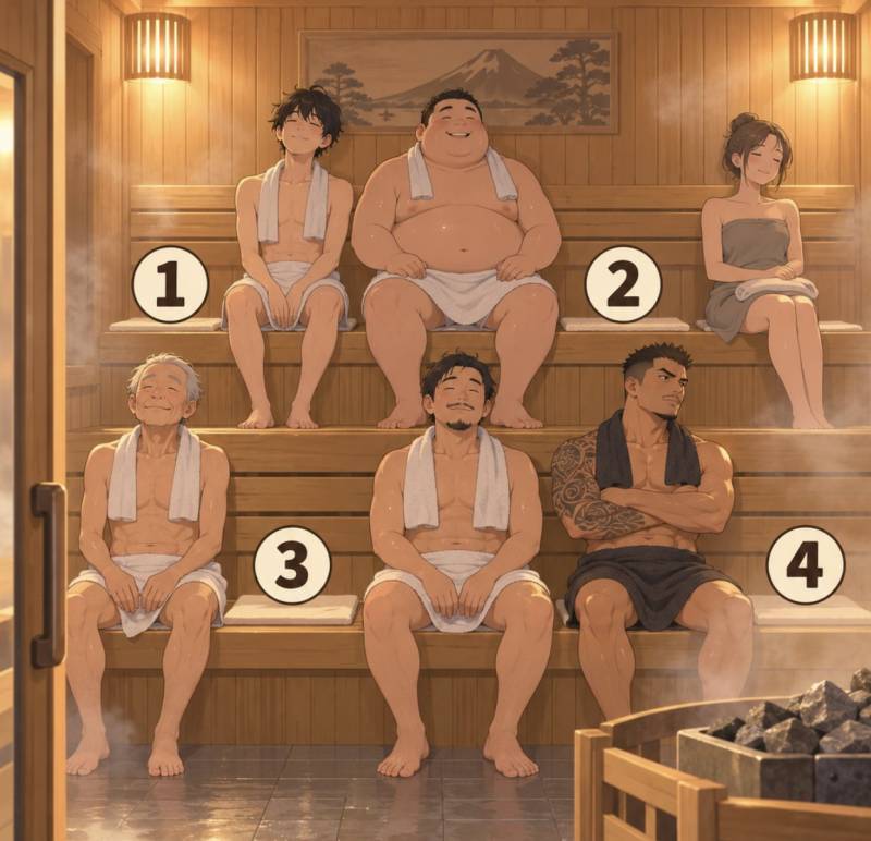 무섭도록 적중하는 심리 테스트 - 어디에 앉을래?의 내용을 보여주는 이미지
