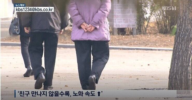 친구 없을수록 노화 빨라져의 내용을 보여주는 이미지 관련 이미지 2