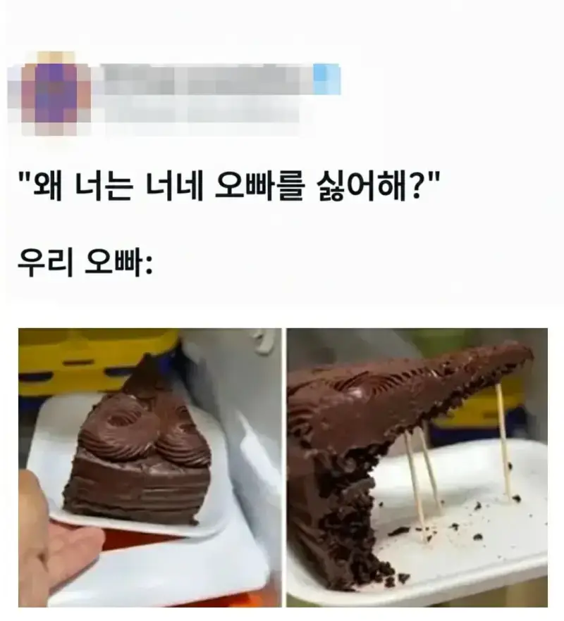 왜 너는 너네 오빠를 싫어해?의 내용을 보여주는 이미지