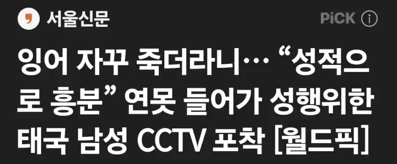 태국에서 벌어진 충격적인 사건의 내용을 보여주는 이미지