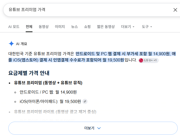 네이버 검색을 잘 안쓰게 되는 핵심적인 이유의 내용을 보여주는 이미지 관련 이미지 6