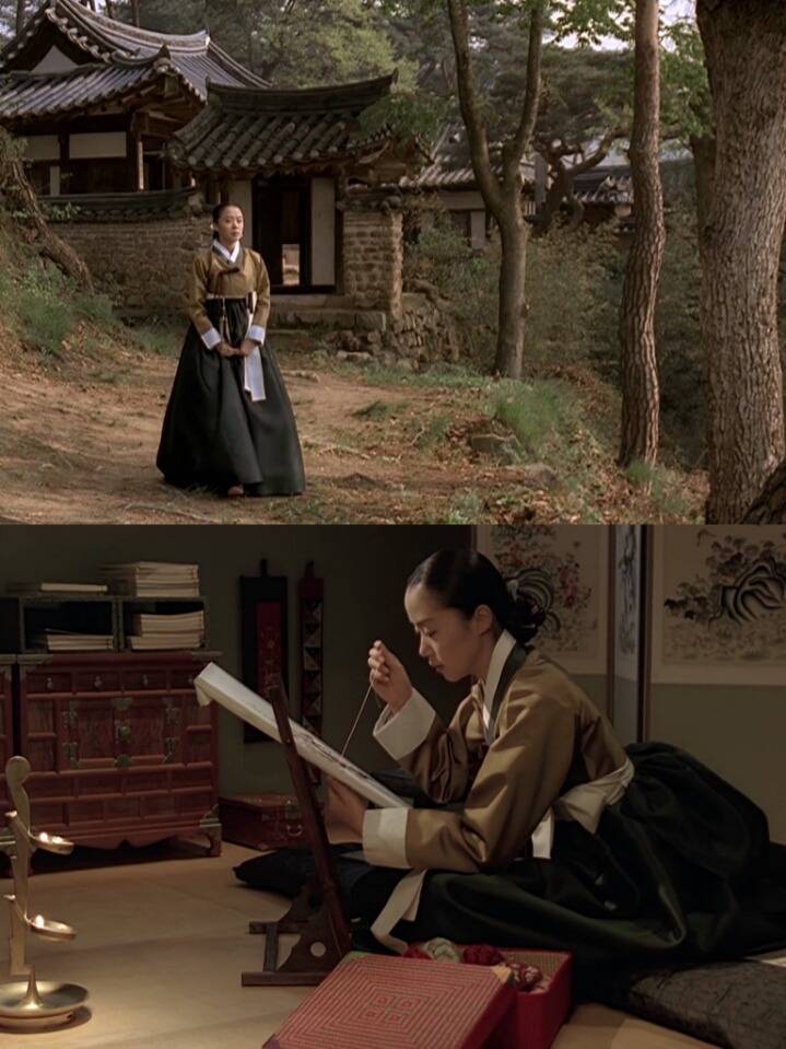 스캔들 숙부인 역의 전도연 모습들의 내용을 보여주는 이미지 관련 이미지 6