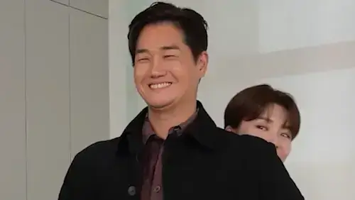 장도연이 다 가려지는 유지태 피지컬