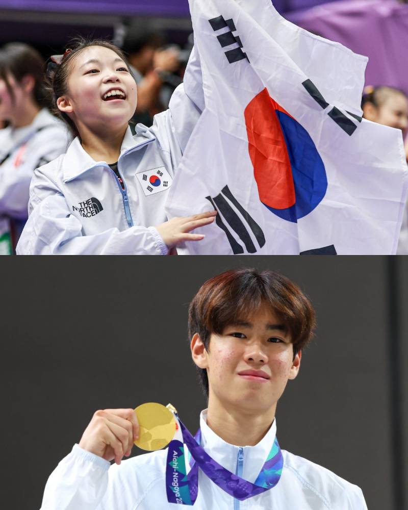 수없이 넘어졌던 시간이 금빛으로 피어난, 눈부신 10대의 여름✨ 그리고 더 높이 빛날 2028 LA 올림픽까지!의 내용을 보여주는 이미지
