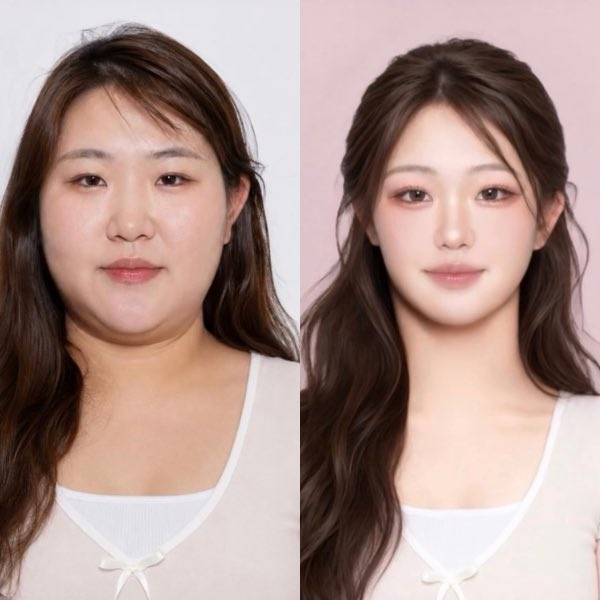 요즘 증명사진 보정의 내용을 보여주는 이미지