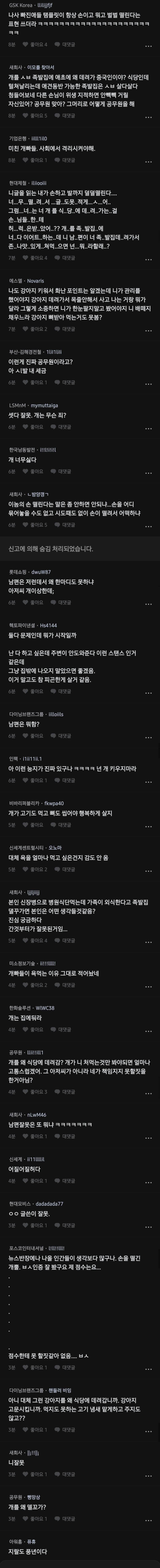 족발집에 강아지 데리고 갔는데 옆테이블에서 마음대로 뼈줬어 너무 화나.blind의 내용을 보여주는 이미지 관련 이미지 4