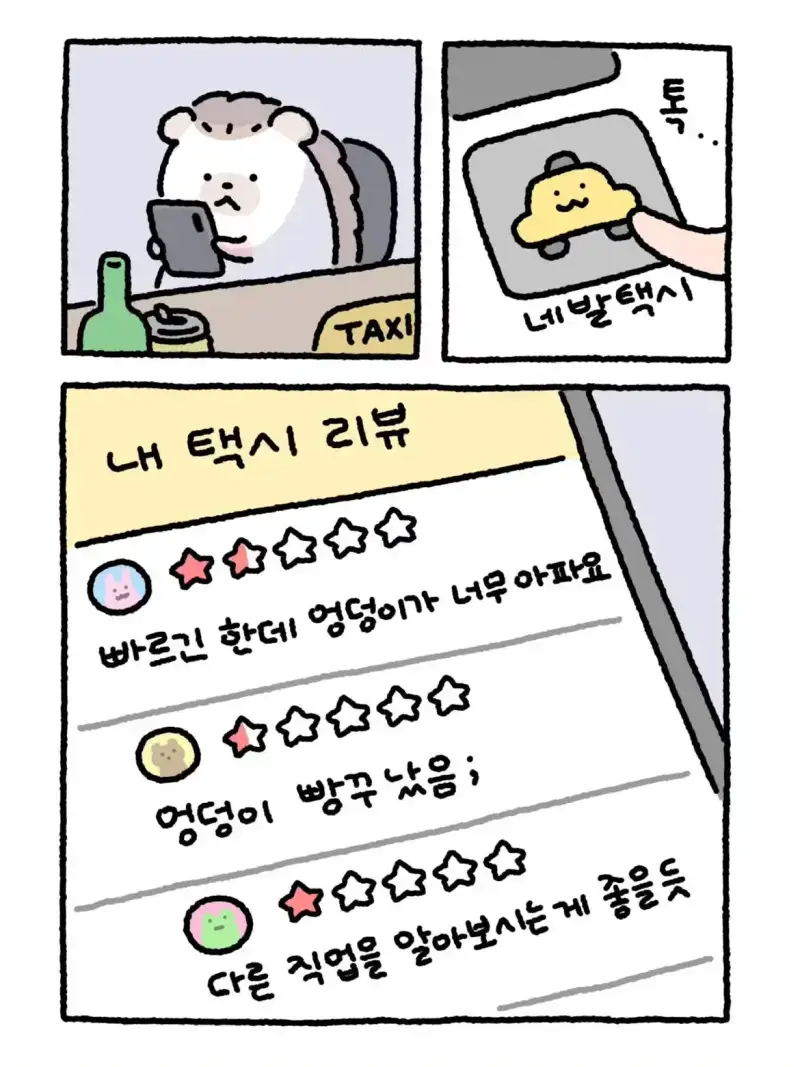다른 직업을 알아보시는게 좋을 듯의 내용을 보여주는 이미지