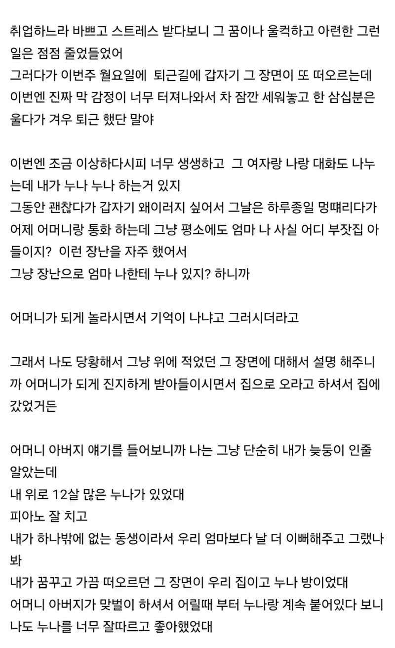 나한테 친누나가 있었다의 내용을 보여주는 이미지 관련 이미지 2
