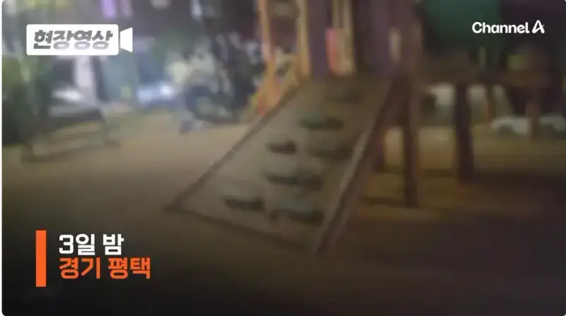 평택에서 일어난 외국인 패싸움의 내용을 보여주는 이미지