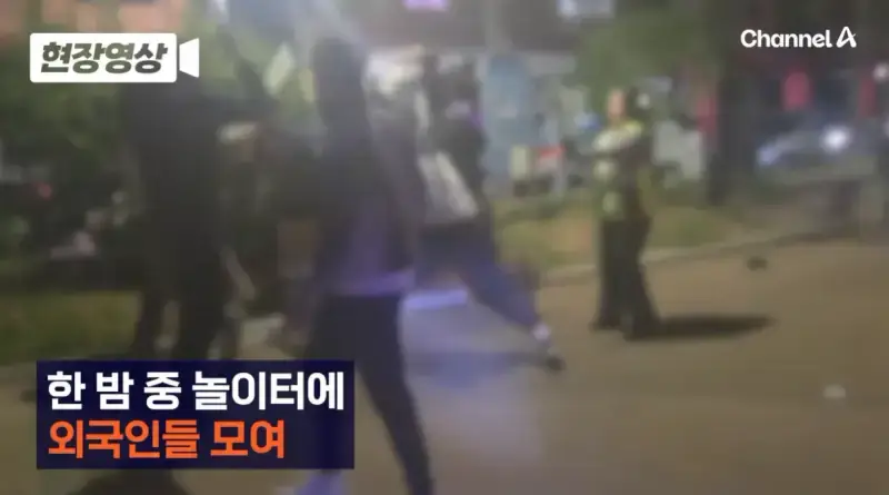 평택에서 일어난 외국인 패싸움의 내용을 보여주는 이미지 관련 이미지 2
