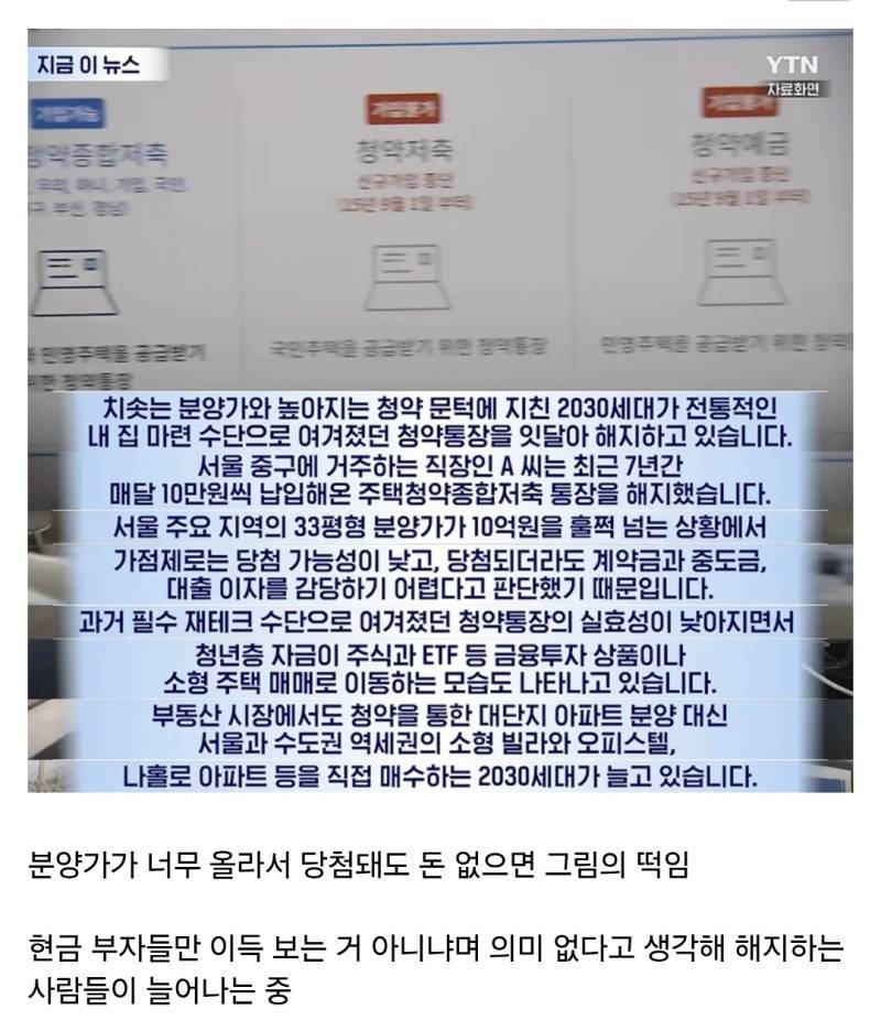 한때 없으면 안된다고 했지만 요새는 무더기로 없애고 있는 것의 내용을 보여주는 이미지