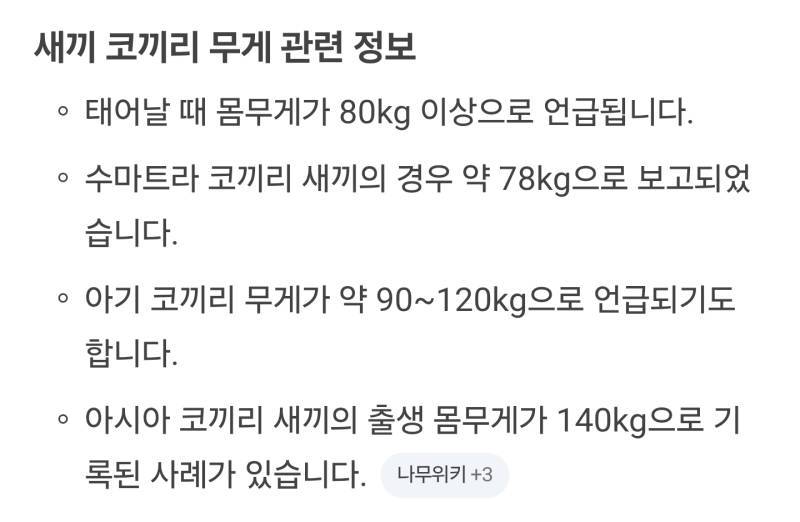 인간이 업어주지를 못해서 실망한 아기코끼리😢의 내용을 보여주는 이미지