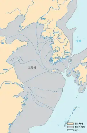 2만년전 선대가 한반도에 정착해서 살았던 당시 모습의 내용을 보여주는 이미지