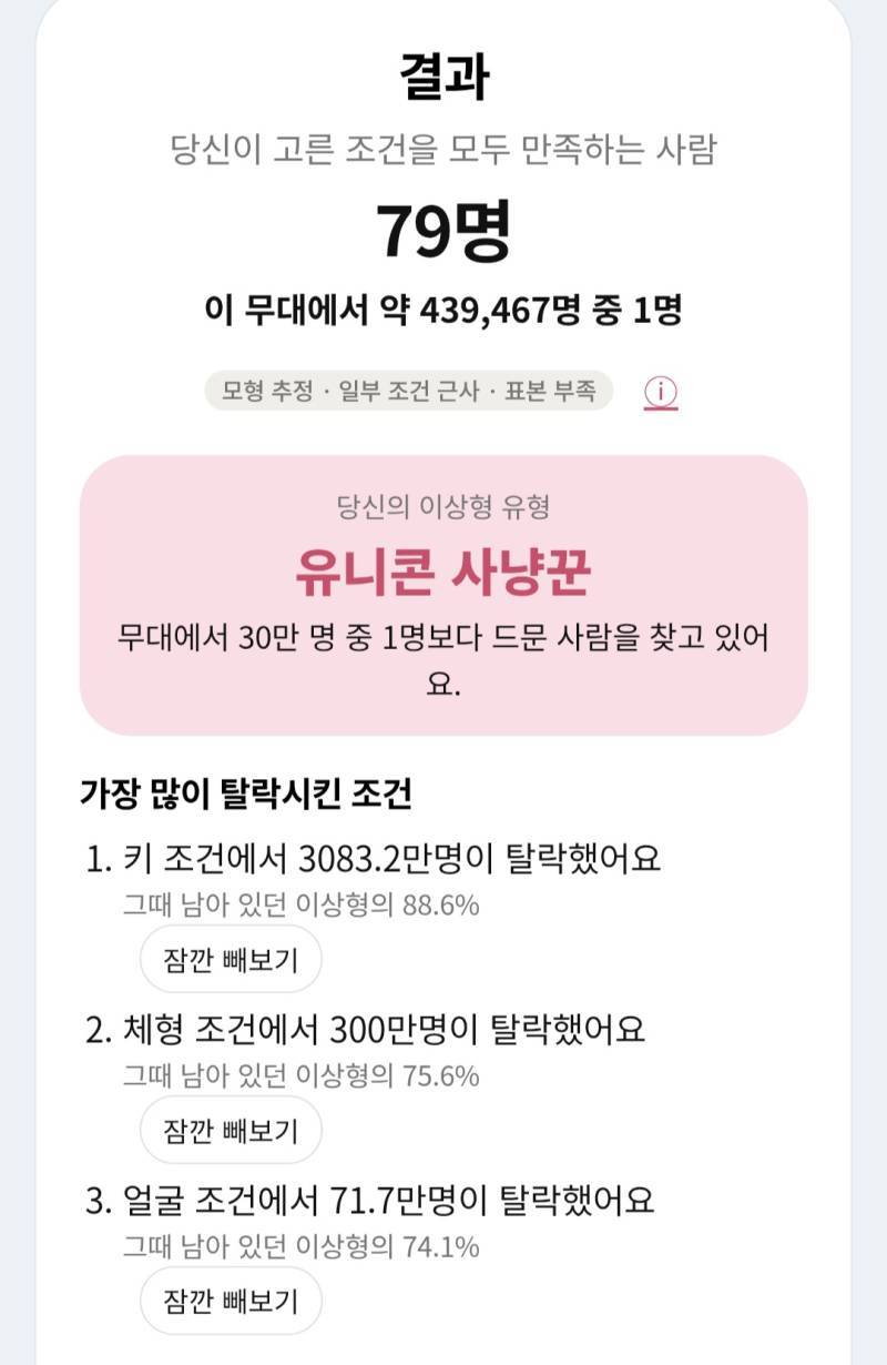 내 이상형을 충족하는 사람은 지구에 몇명 존재할까?.test의 내용을 보여주는 이미지