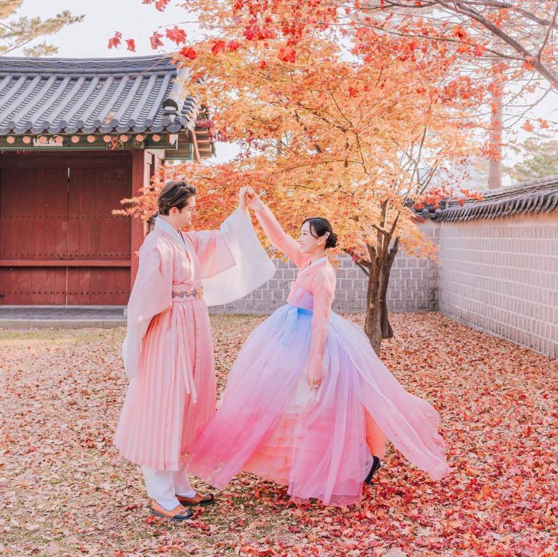 풍성한 꽃봉오리같은 한복 갈래치마 모음의 내용을 보여주는 이미지 관련 이미지 12