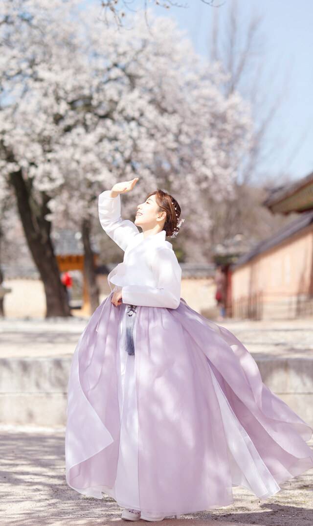 풍성한 꽃봉오리같은 한복 갈래치마 모음의 내용을 보여주는 이미지 관련 이미지 5