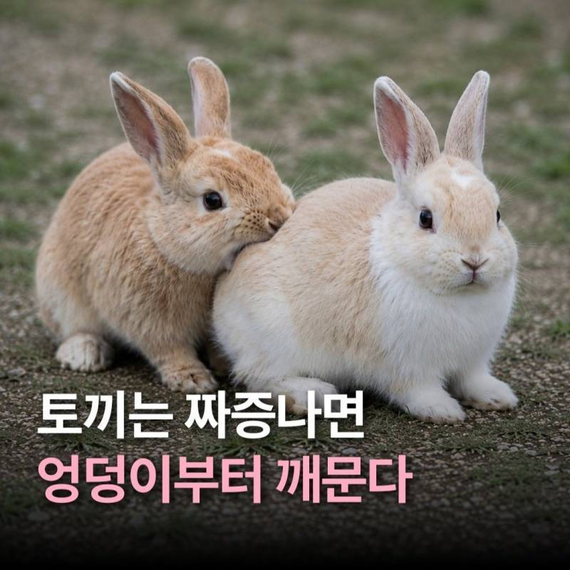 토끼는 짜증나면의 내용을 보여주는 이미지