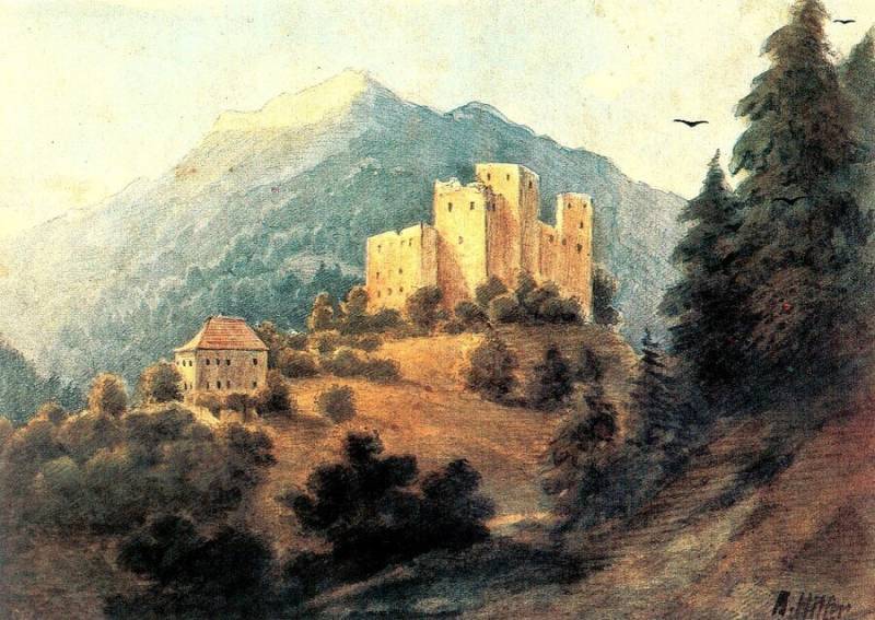 히틀러가 그렸던 그림 모음의 내용을 보여주는 이미지 관련 이미지 7