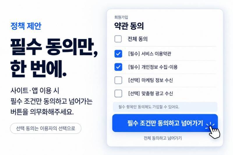 법적으로 강제해야 한다고 생각하는 것의 내용을 보여주는 이미지