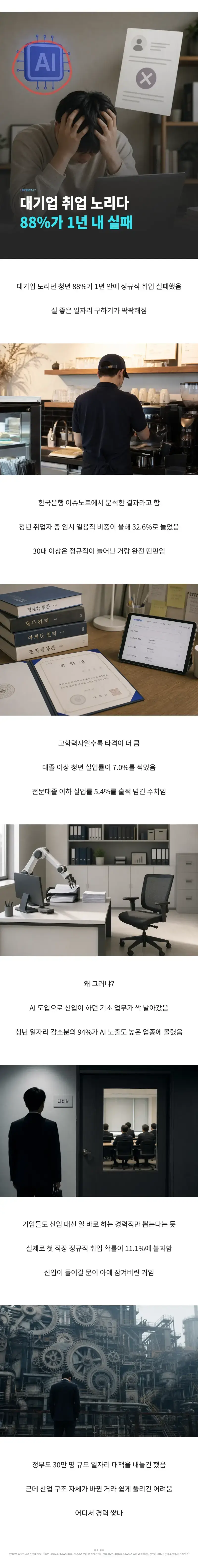 한국은행 : "20대 일자리 ㅈ됐다"의 내용을 보여주는 이미지