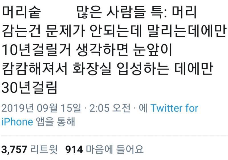 머리숱 정말 많은 사람들 특징의 내용을 보여주는 이미지 관련 이미지 2