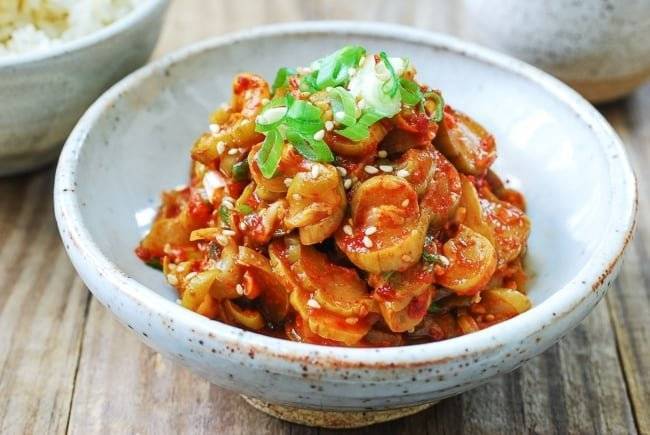 여름철 별미 반찬 甲의 내용을 보여주는 이미지