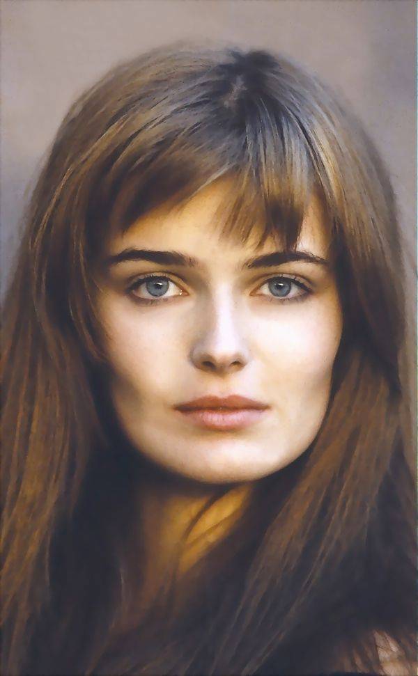 Paulina Porizkova | Christy turlington fringe, Paulina porizkova 80s, Paulina porizkova hair color
