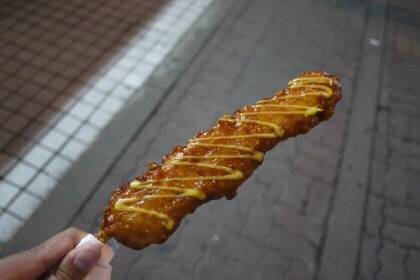 요즘은 잘 안 보이는 후라이드 닭꼬치의 내용을 보여주는 이미지 관련 이미지 2
