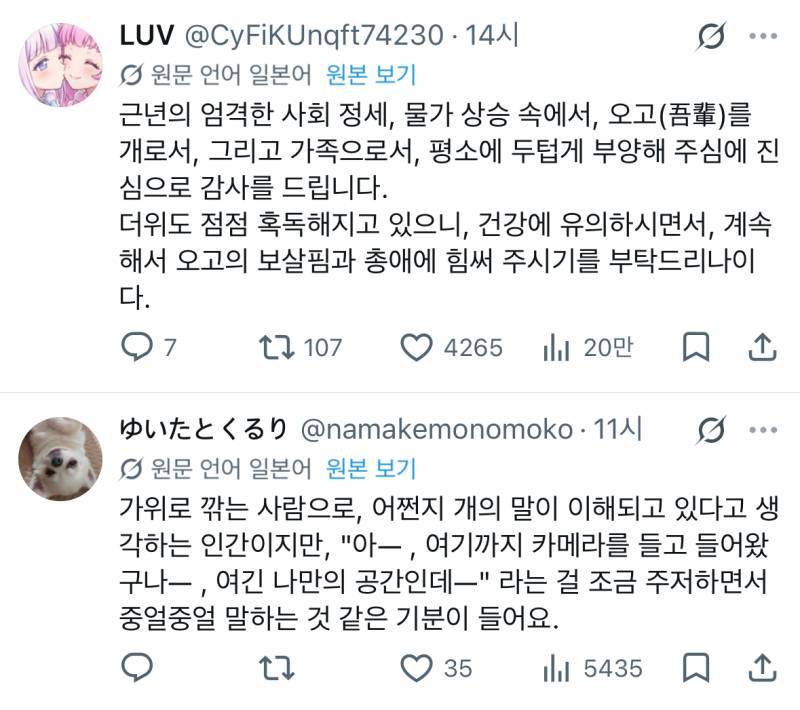 개가 자꾸 뭐라고 하는데 혹시 인간어로 번역해 주실 분 계실까요?의 내용을 보여주는 이미지 관련 이미지 4