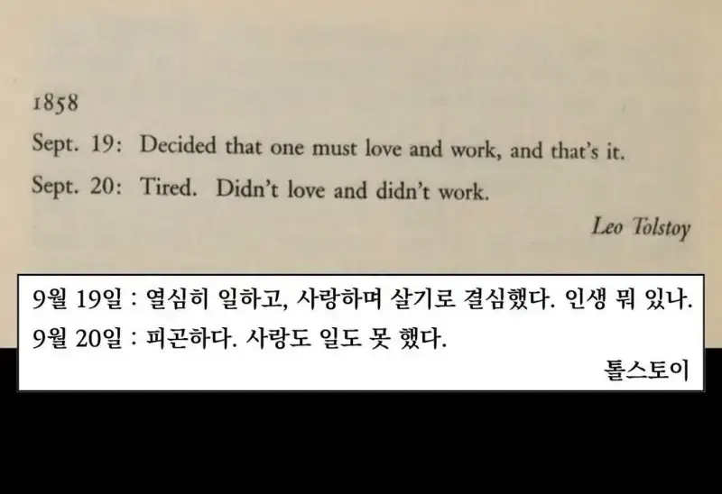 톨스토이도 세상 살기 힘들었음의 내용을 보여주는 이미지