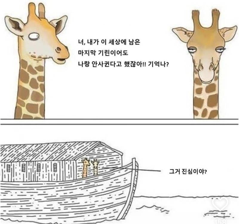 노아의 방주에서 일어나는 일의 내용을 보여주는 이미지