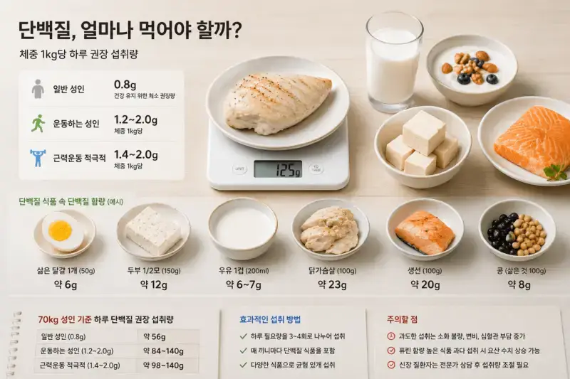나는 하루에 적정량 단백질을 섭취하고 있을까? (식단 점검하기)의 내용을 보여주는 이미지 관련 이미지 7