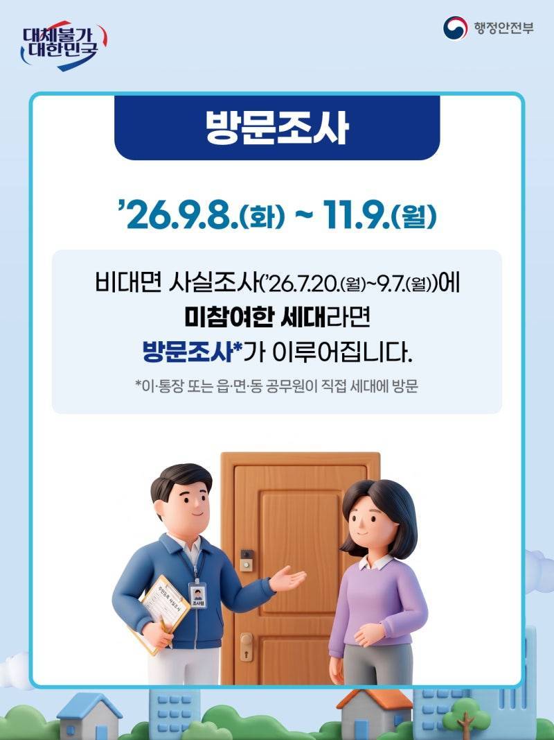 집에있는 톨들이 해야하는것 “주민등록 사실조사”의 내용을 보여주는 이미지 관련 이미지 3