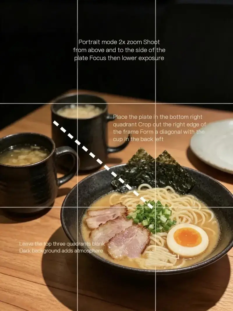 식당 & 카페 사진 찍을 때 참고하기 좋은 구도 팁의 내용을 보여주는 이미지 관련 이미지 6