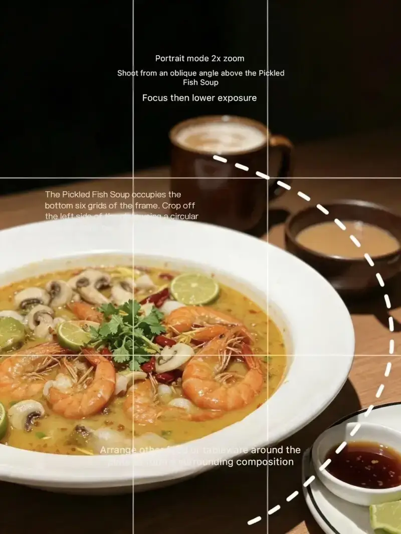 식당 & 카페 사진 찍을 때 참고하기 좋은 구도 팁의 내용을 보여주는 이미지 관련 이미지 8